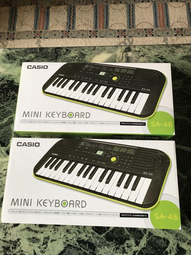 新品未使用　ミニキーボード　鍵盤　ピアノ　CASIO SA-46 Amazon | カシオ(CASIO) ミニキーボード Casiotone SA-46 32ミニ