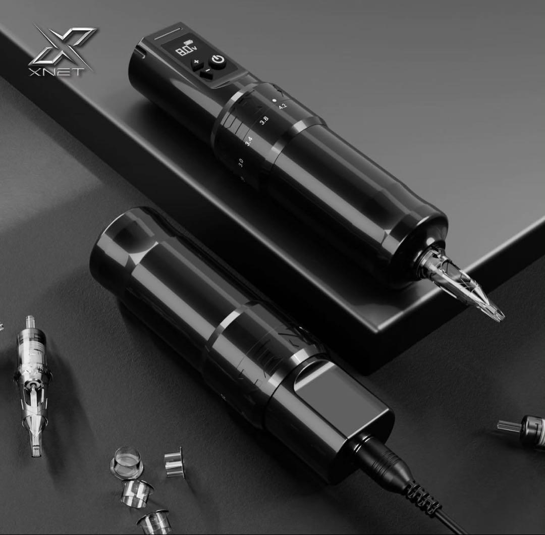 X net ワイヤレスタトゥーマシン　Wireless tattoo pen A12e5d30a545f411585c2d4ed783eb