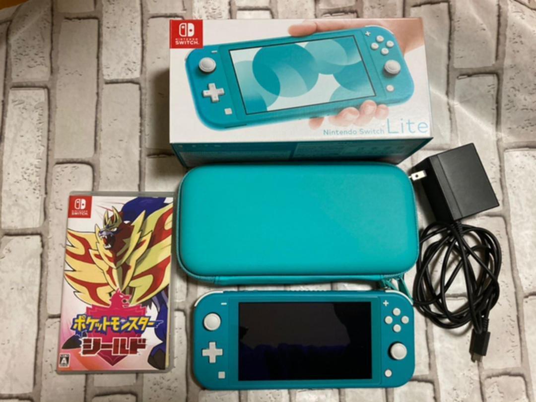 NINTENDO SWITCH LITE ターコイズ ポケモンシールドセット
