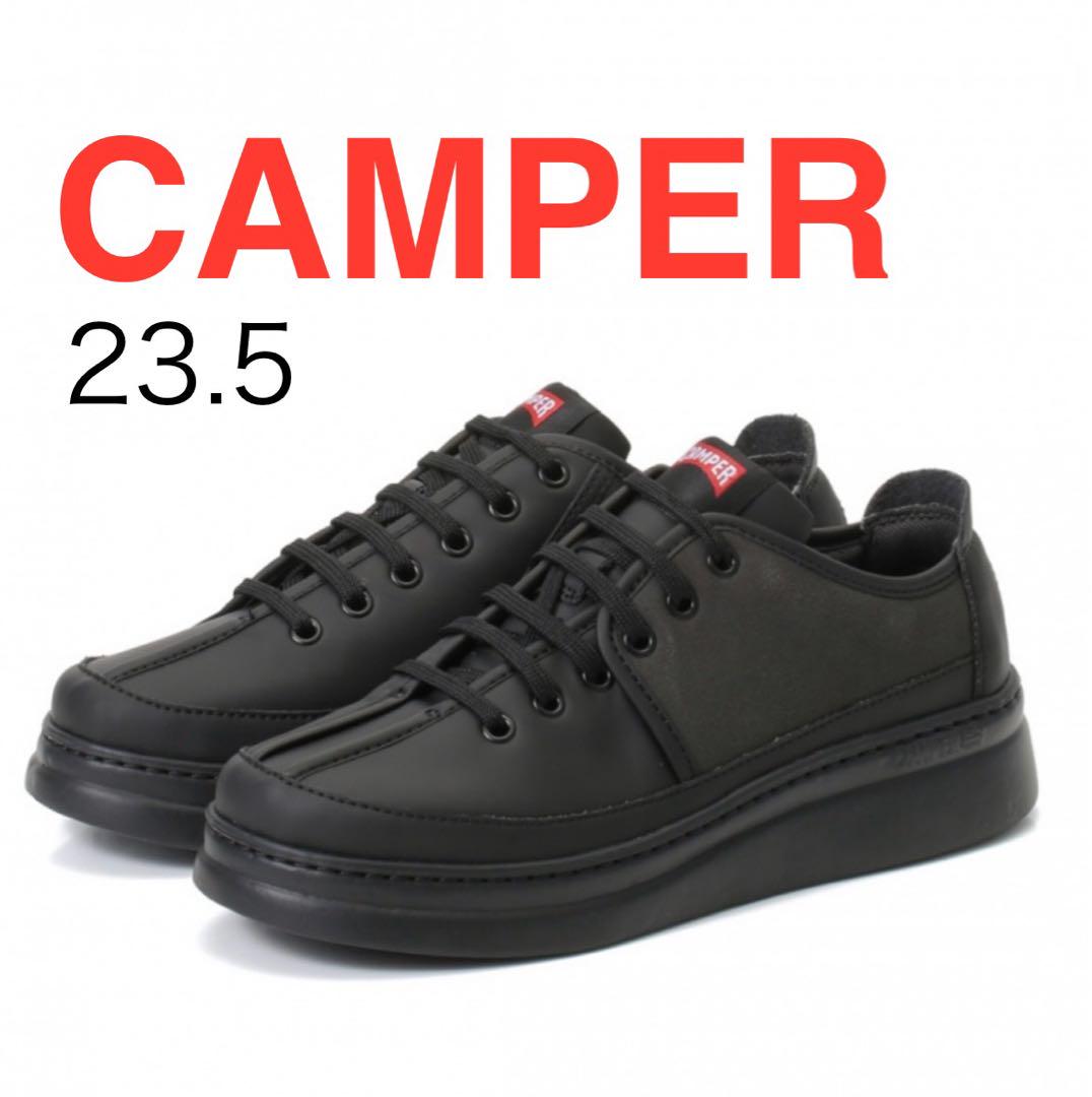 CAMPER TWS スニーカー ブラック カンペール CAMPER TWINS / レザースニーカー （ブラック） -靴