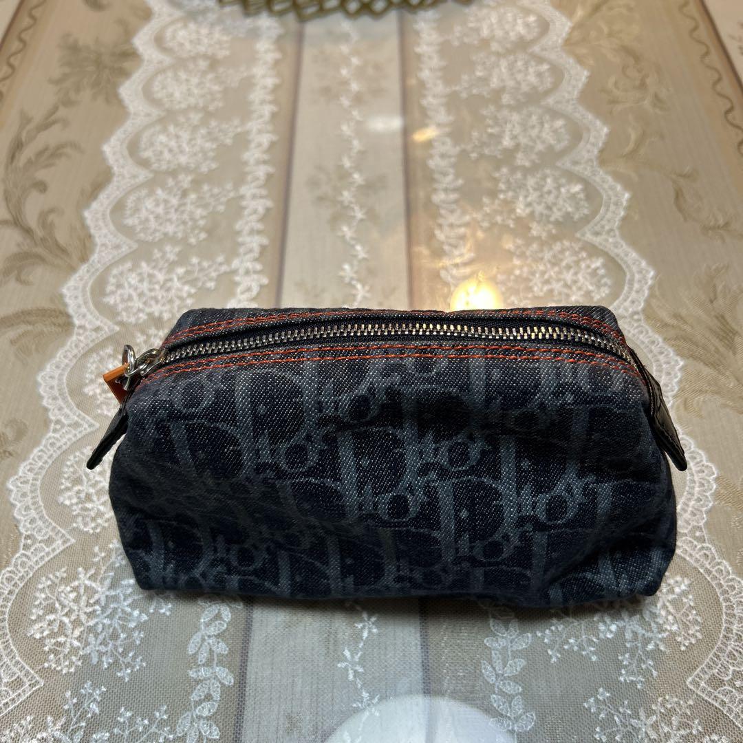dior トロッター デニム ポーチ フライトライン バニティ ディオール Dior フライトライン ポーチ デニム オブリーク