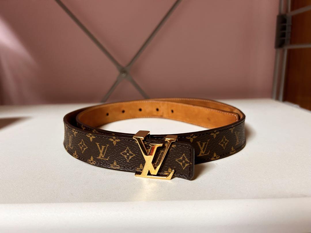 LOUIS VUITTON ブラウンレザーベルト Louis Vuitton ブラウンレザーベルト（ABランク】ルイヴィトン