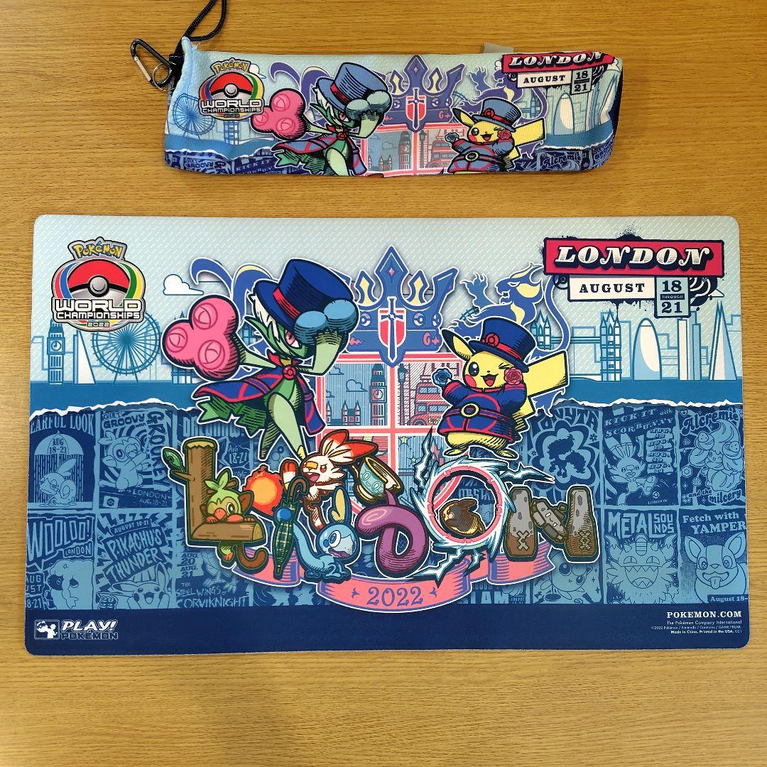 ロンドン2022 WCS ポケモンカードゲーム プレイマット 世界100枚限定】WCS2022 ポケモン プレイマット ロンドン 訳あり