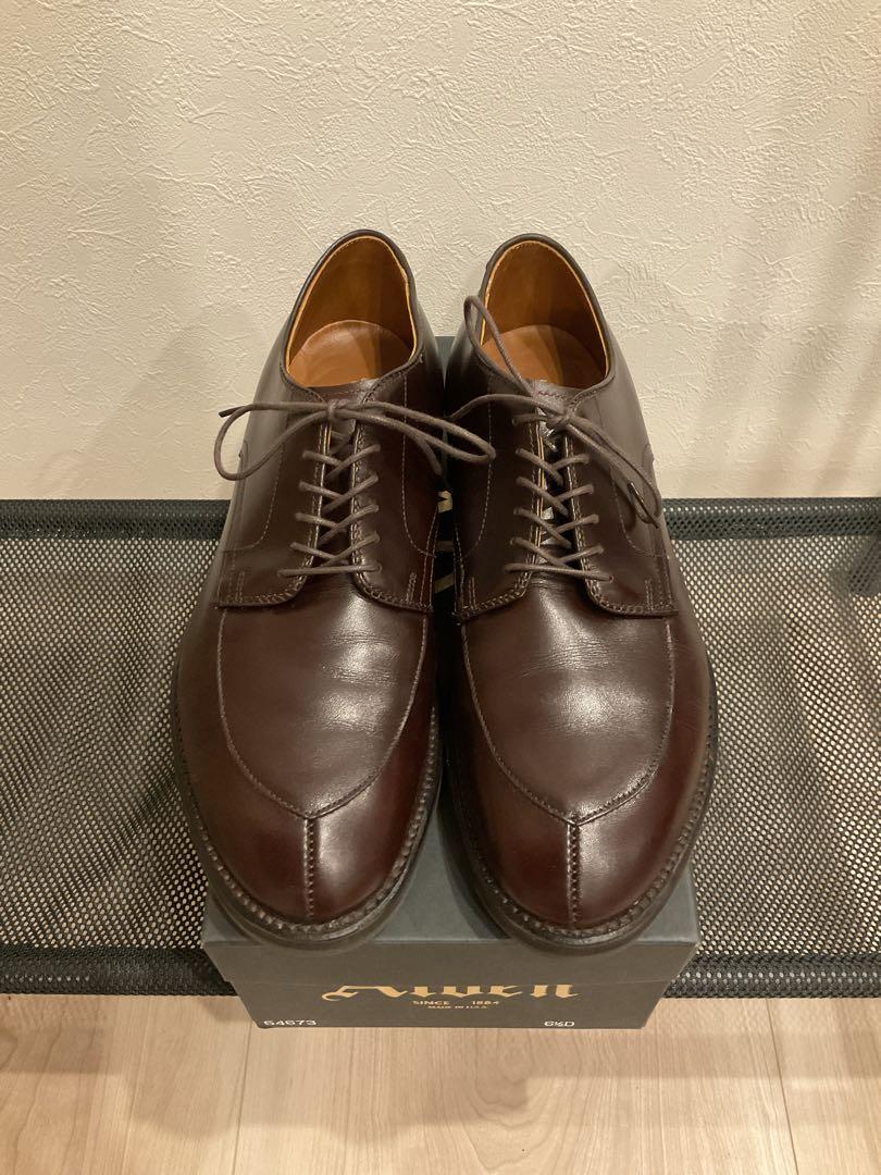 【極美品】Alden5432オールデンコードバンモディファイドラスト Alden] 54332 モディファイド ブラックコードバン V-チップ