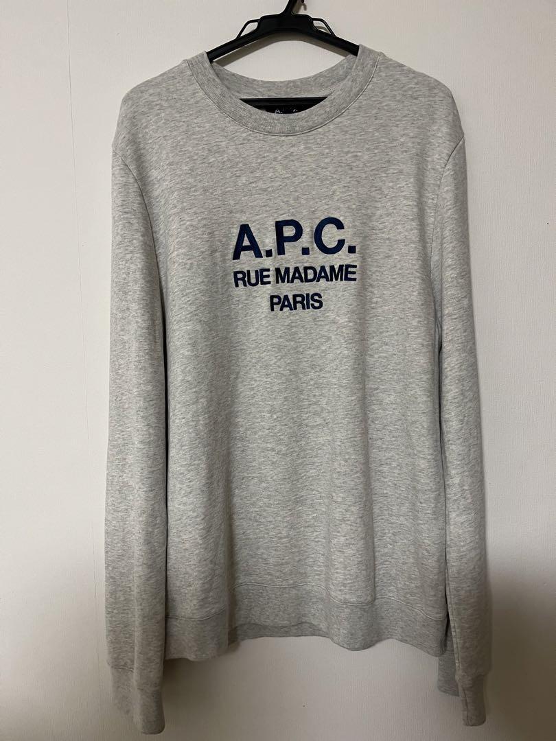 A.P.C. グレー 長袖スウェット S（A.P.C.(アーペーセー) / ロゴ