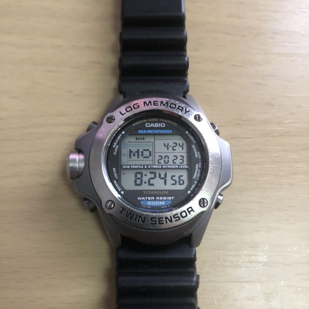 CASIO カシオ 潜水王 SPF-100 チタン 訳あり ログメモリー 超希少！ オールチタンモデル CASIO カシオ 潜水王 SPF-100