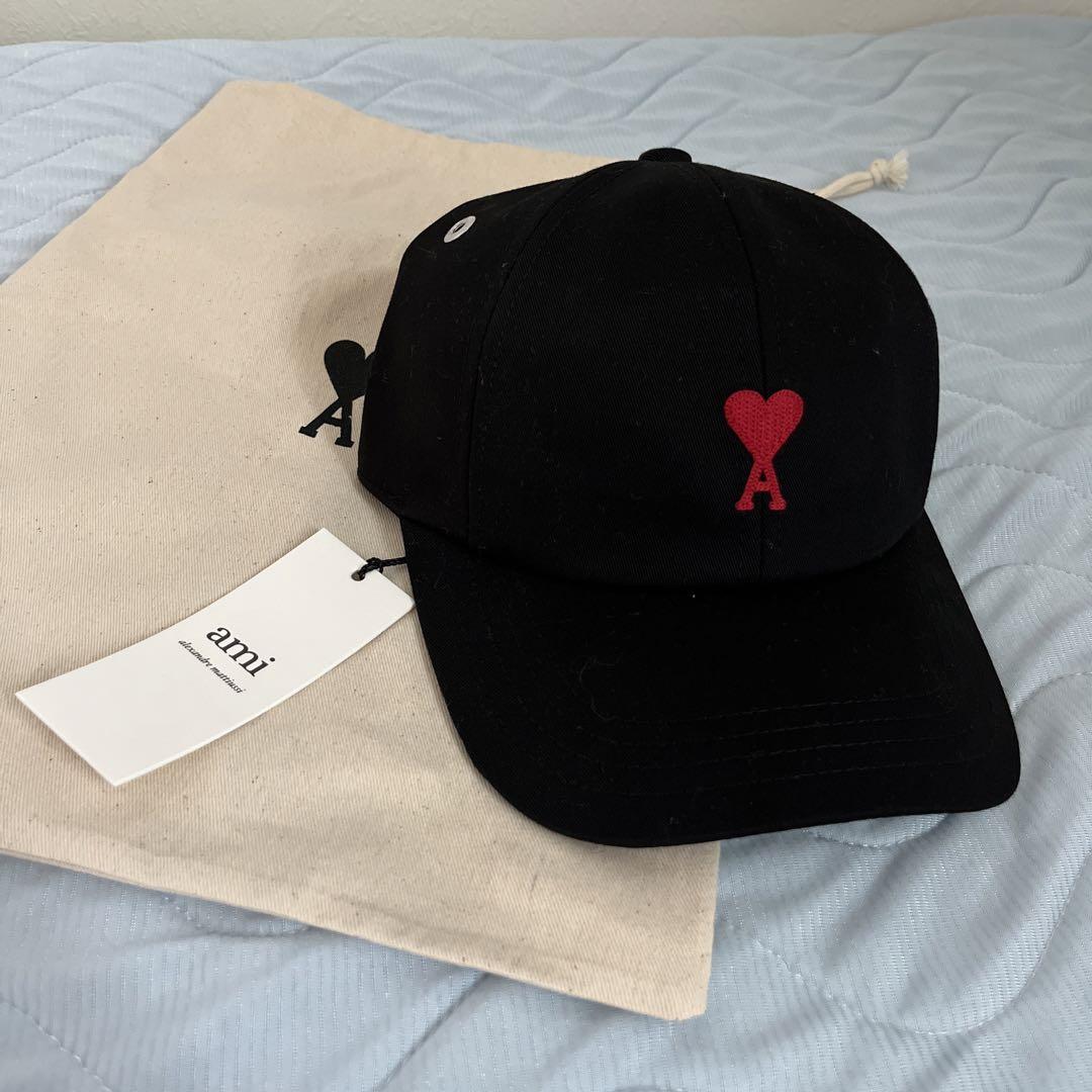 アミ パリス キャップ 【廃盤品】 アミ パリス AMI PARIS BFUCP006.AW0041 帽子 RED ADC