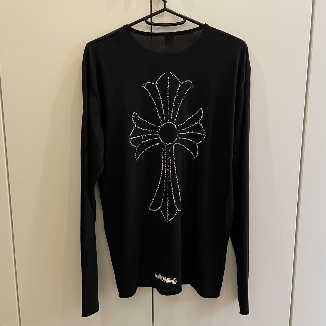chrome hearts セメタリークロス　ロンt クロムハーツロングTシャツグリーンセメタリークロスホワイト