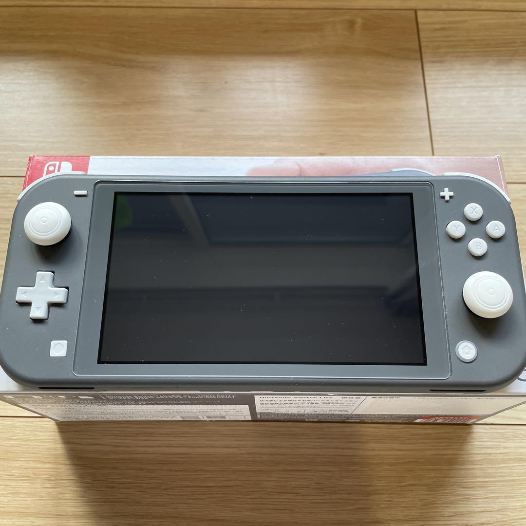 Nintendo Switch Lite グレー 本体 箱あり（激安の Nintendo 箱
