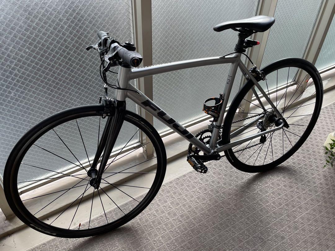FUJI MADCAP 52 ロードバイク シルバー フジ　マッドキャップ 下鴨店】ストリート系自転車！?FUJI（フジ）MAD CAP(マッド