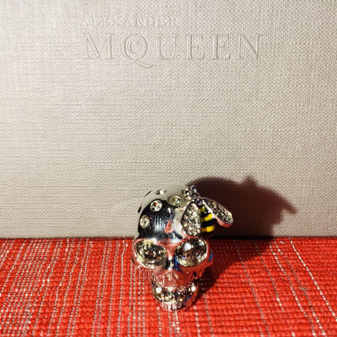 アレキサンダーマックイーン♦︎スカルリング♦︎SKULLRING♦︎13号 Alexander McQueen スカル蜂リング（13号）（2025年最新