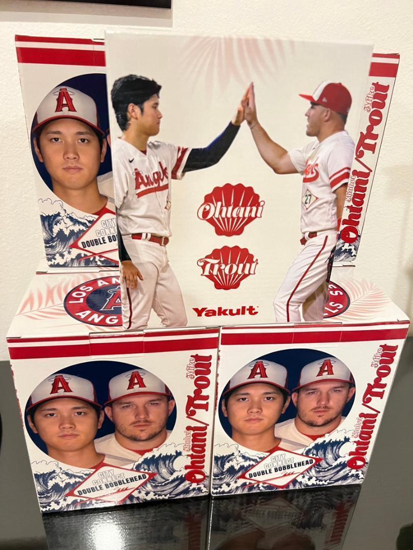 【球場配布】大谷翔平 トラウト トラウタニボブルヘッド MLB エンゼルス Amazon.co.jp: 大谷翔平トラウトボブルヘッド 球場配布 バブル