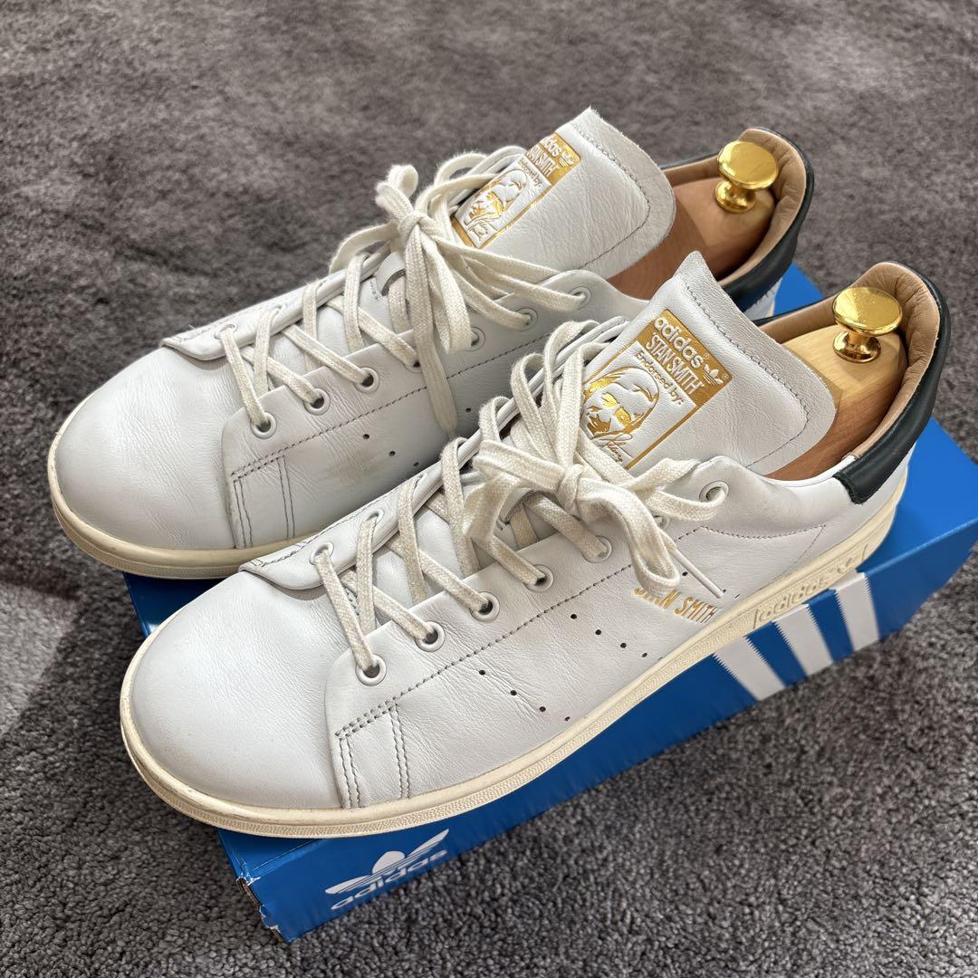 adidas Stan Smith Lux28cm ホワイト/ダークグリーン Adidas Stan Smith Lux “White Green” スニーカー | ホワイト
