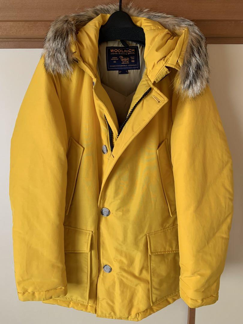 WOOLRICH - WOOLRICH ウールリッチ ダウンコート XS 黄 【古着】【中古】 希少カラー ウールリッチ イエローダウンコート （Woolrichの