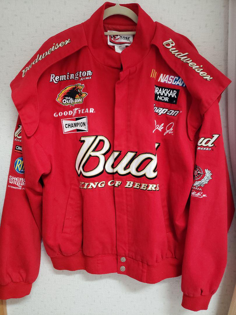 レーシングジャケット　HASE XL バドワイザー　企業ロゴ　XL コットン CHASE AUTHENTICS 