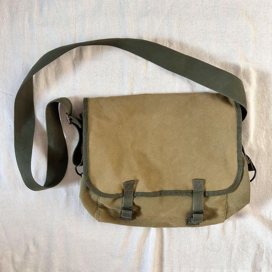 50s フランス軍 ショルダーバッグ French Army キャンバス（50´s