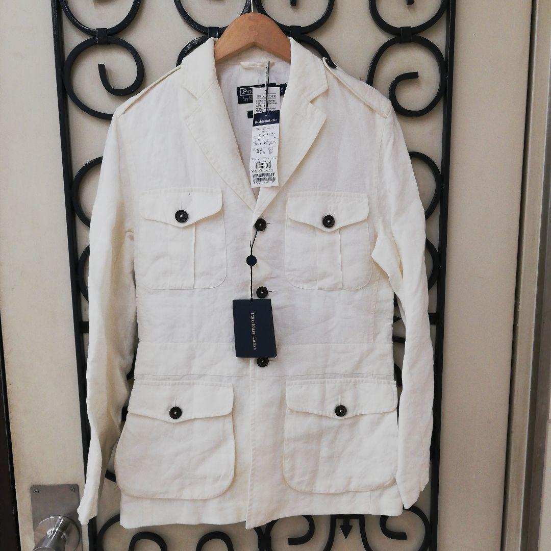 ラルフローレンRALPHLAUREN90sデッドストック白サファリ