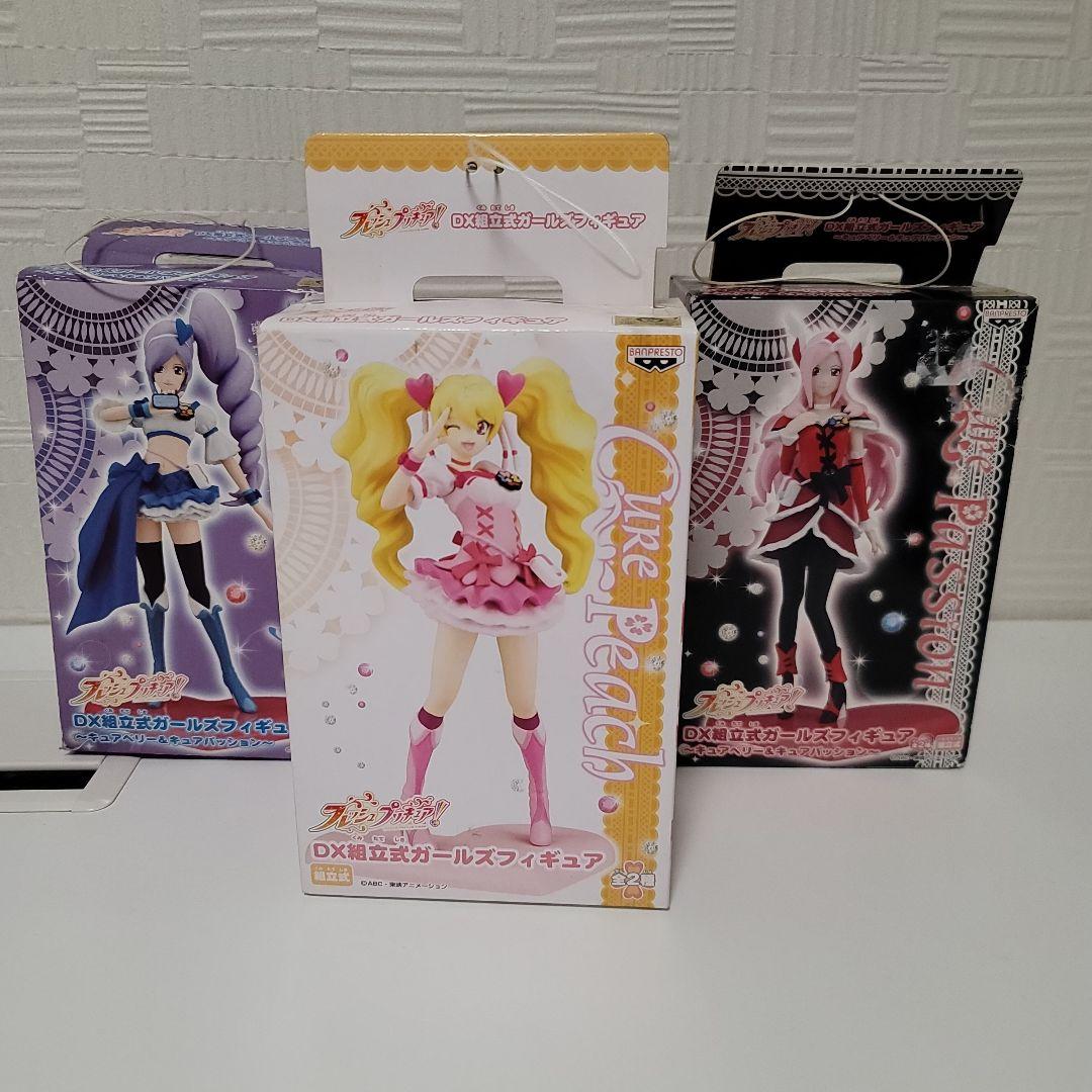 未開封】フレッシュプリキュア DX組立式ガールズフィギュア3体