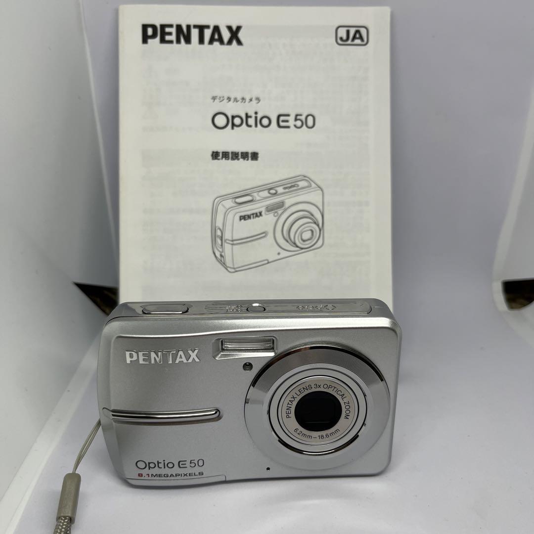 乾電池式】PENTAX Optio E50 ペンタックス 美品（PENTAX Optio