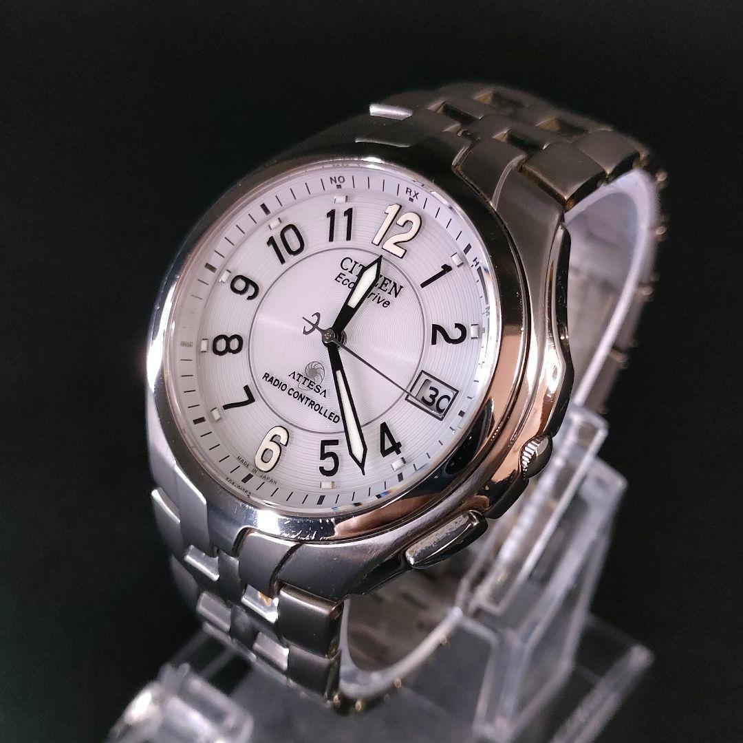 極美品【稼働品】CITIZEN　シチズン　アテッサ　H410　ホワイト　ソーラー 極美品 CITIZEN シチズン アテッサ H410 ホワイト ソーラー