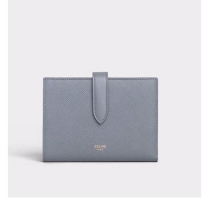 CELINE セリーヌ　財布 CELINE セリーヌ 二つ折り財布 TRIOMPHE COMPACT WALLET