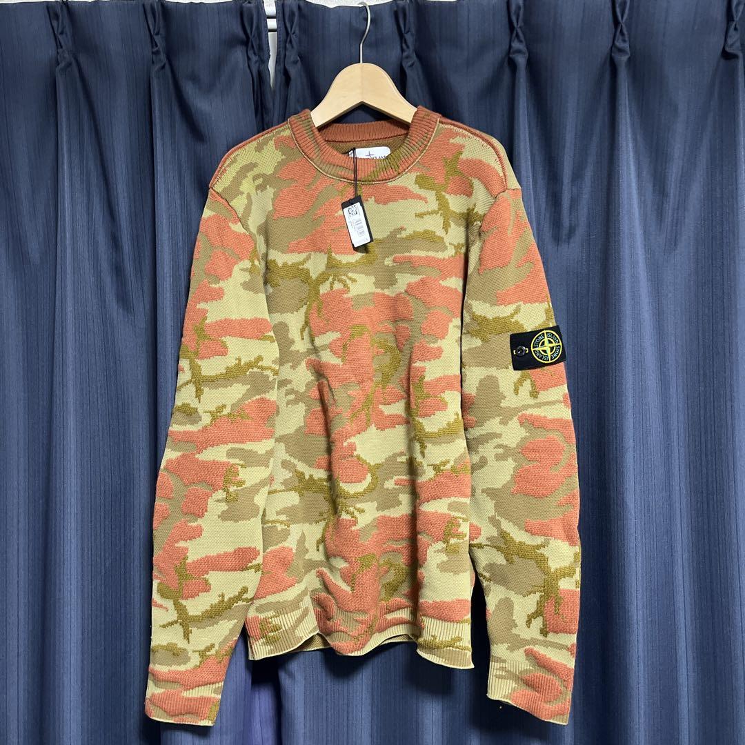 stone Island ニット カモフラ（STONE ISLAND】カモフラージュ