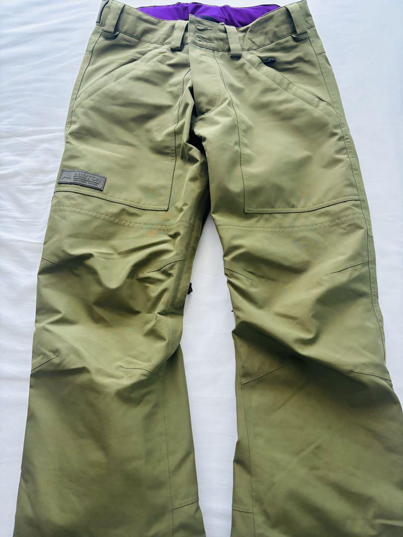美品　BURTON　バートン　カーゴパンツ　スノボウェア　チェック　M BURTON バートン スノボ スキー ウェア パンツ GORE-TEX（楽天