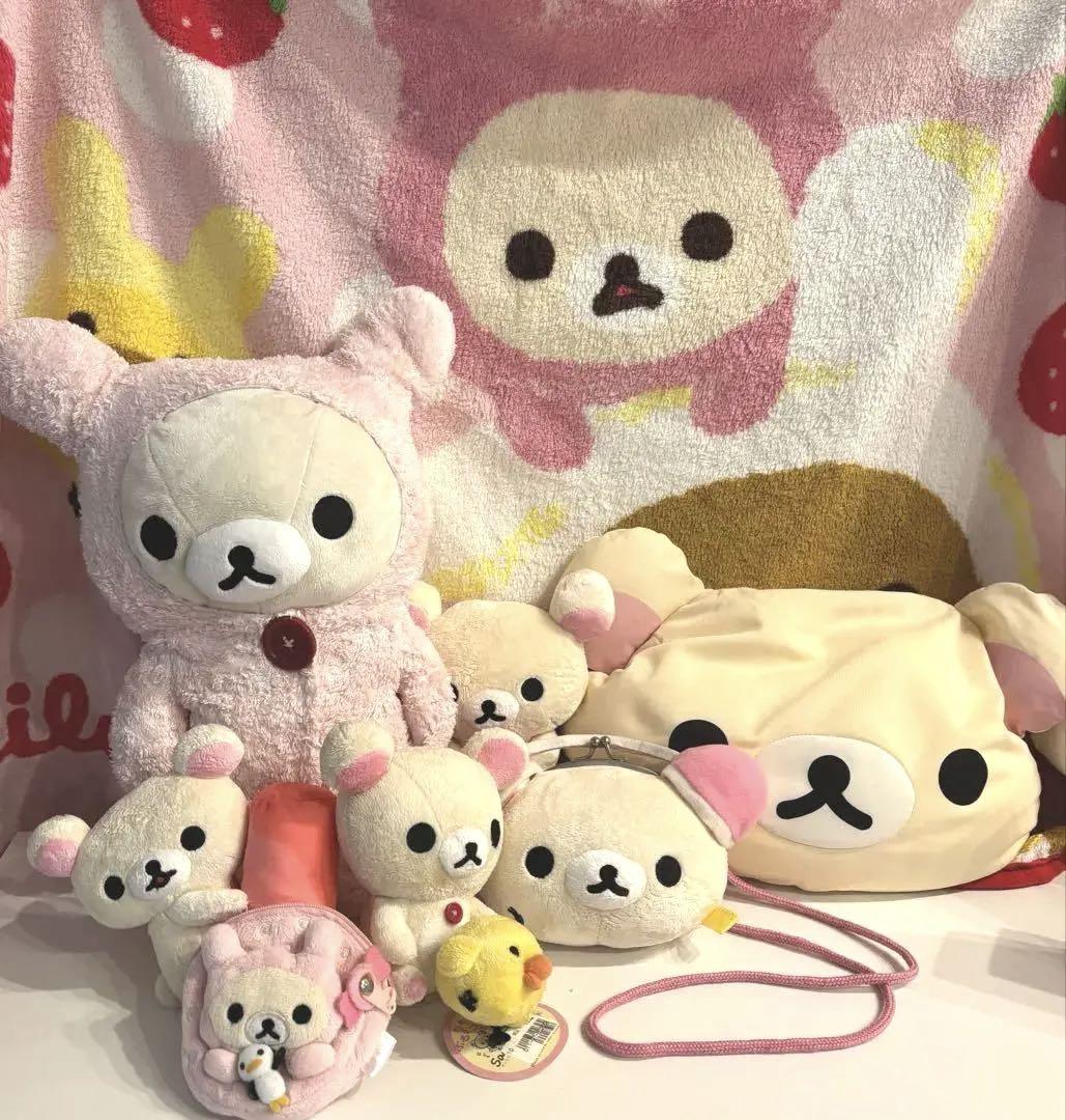 激レア　りらっくま　コリラックマ　ぬいぐるみ　まとめ売り　大量　平成レトロ San-X リラックマ コリラックマ ぬいぐるみ 纏め売り 大量 激