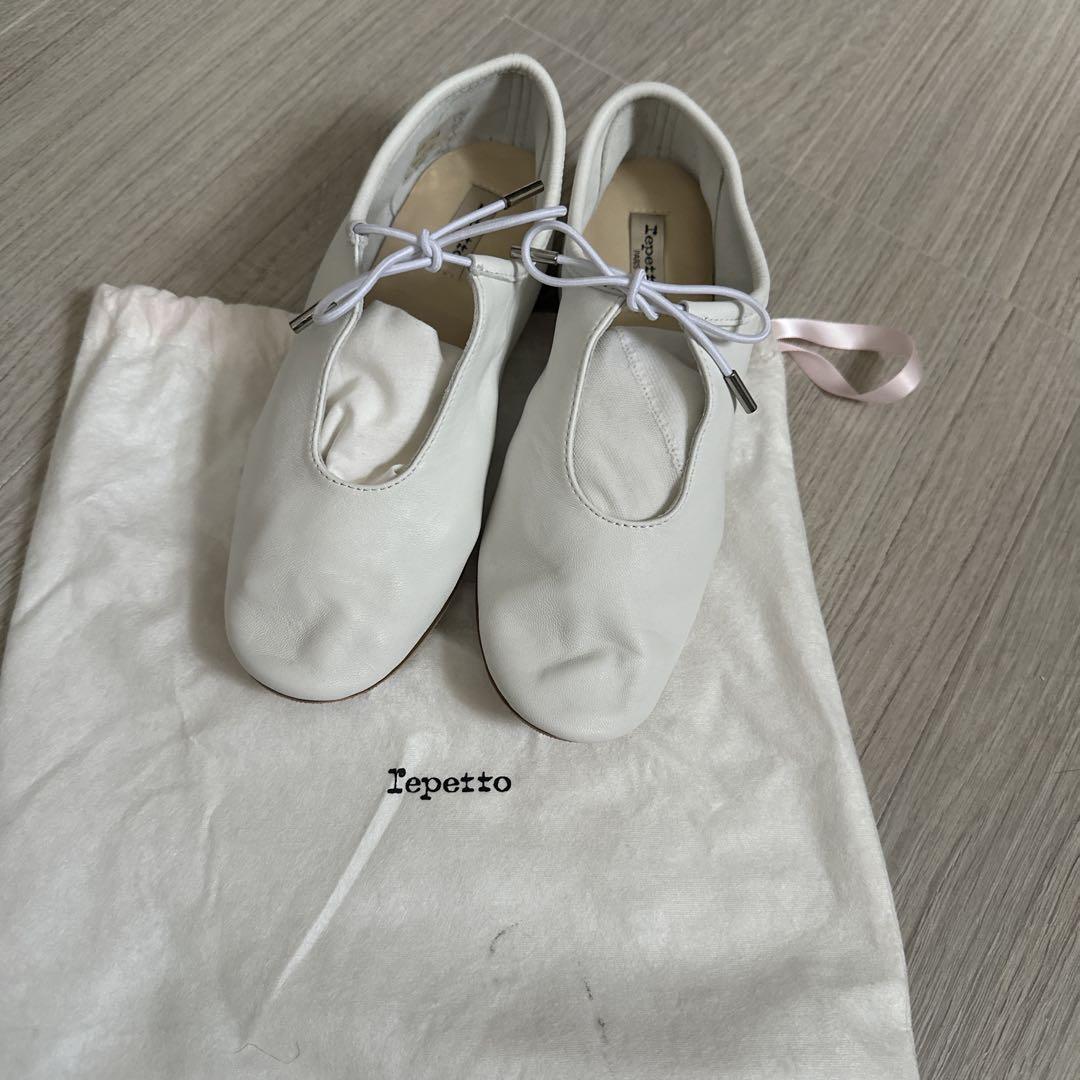 Repetto ZIZI ジジ ホワイトレースアップシューズ　メンズ40 Repetto V388VE ZIZI HOMME レースアップシューズ