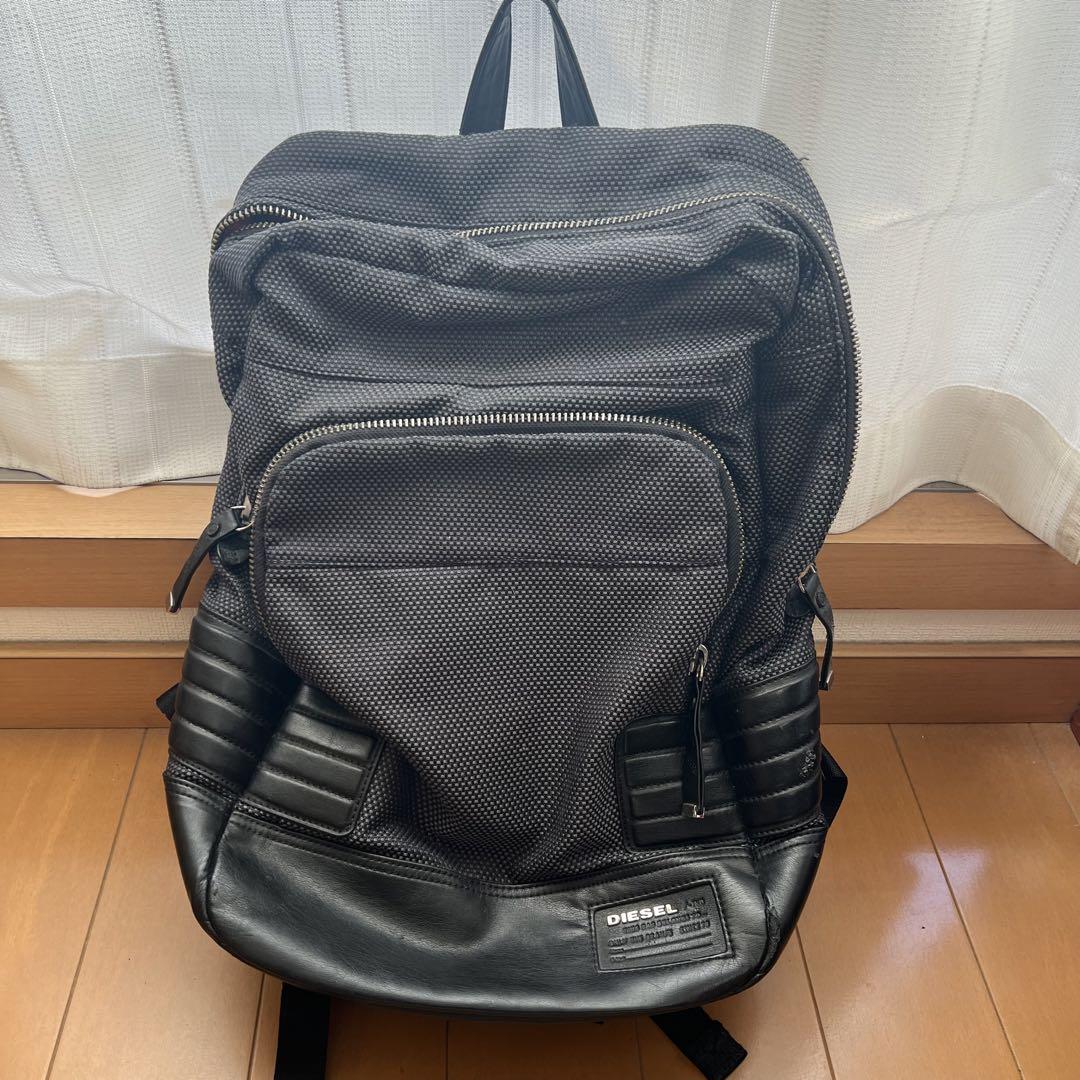 DIESELメッシュリュック Diesel メッシュパネル バックパック | ブラック | FARFETCH JP