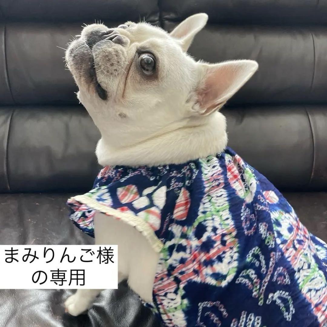 まみりんご様の専用 ハンドメイドの犬服 フレブル 夏服 （♡接触