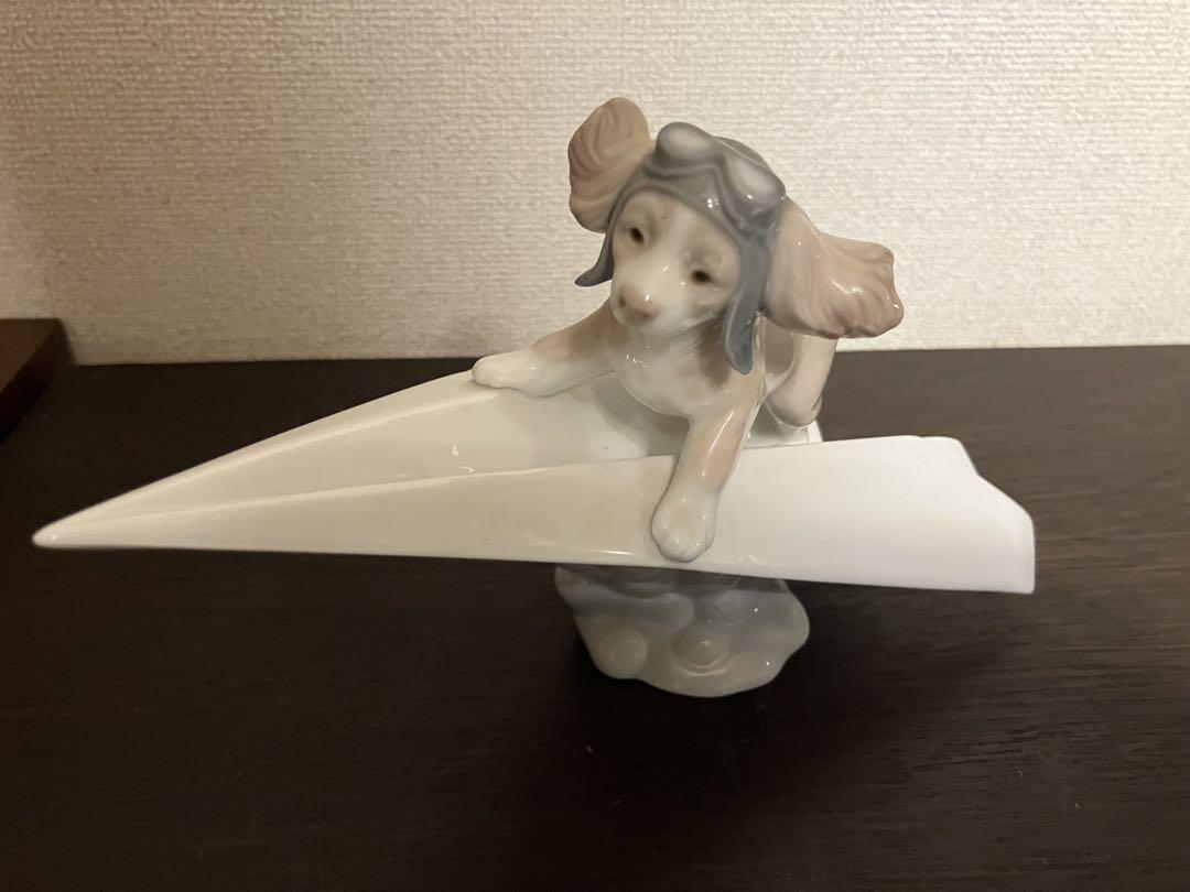 LIADRO リアドロ 犬と紙飛行機 可愛いパイロット LIADRO リアドロ 犬と紙飛行機 可愛いパイロット（1000円～☆美