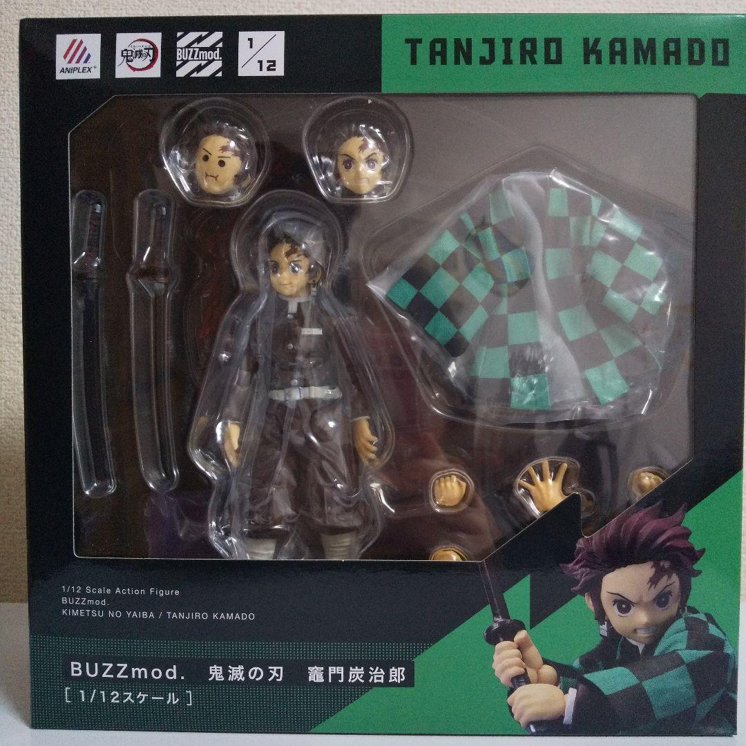 BUZZmod. 竈門炭治郎 1/12 フィギュア Amazon.co.jp: 鬼滅の刃 竈門炭治郎 フィギュア 1/12 BUZZmod