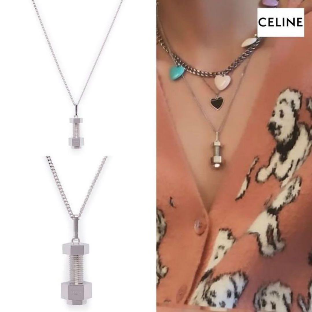 CELINE スクリュー　ボルト型ネックレス CELINE スクリュー ボルト型ネックレス - メルカリ