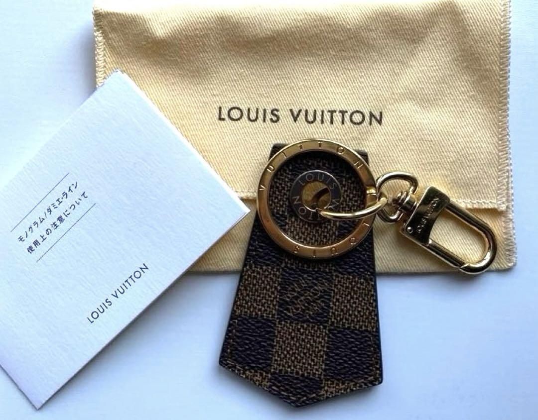 正規店購入品　LOUIS VUITTON ダミエ・キャンバス キーホルダー 正規店購入品 LOUIS VUITTON ダミエ・キャンバス キーホルダー