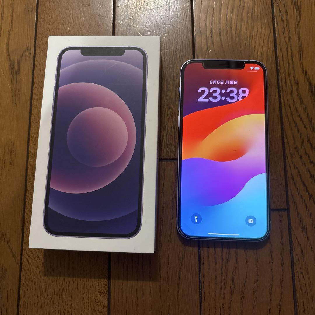 iPhone12 64gb パープル（be動詞さん専iPhone12 64GB パープル