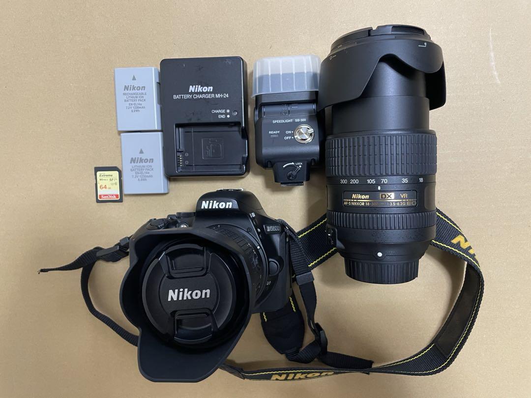 Nikon ニコン D5600 ズームレンズ等付属（格安レンタル] NIKON