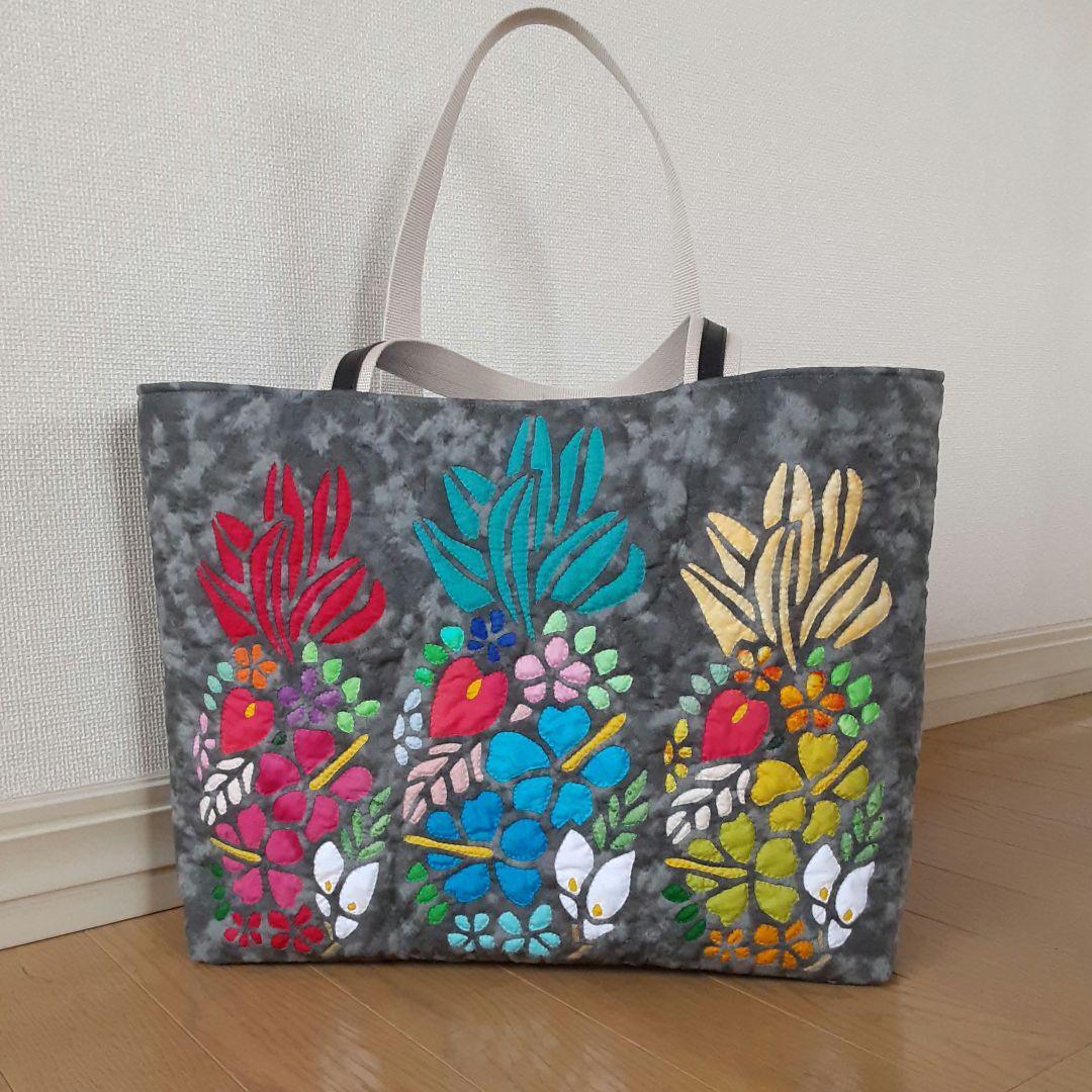 ハンドメイドハワイアンキルトバック （Amazon | ハンドメイド