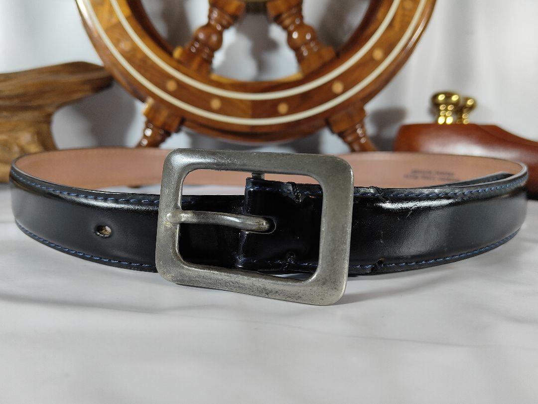 【シェルコードバン】Paul Smith　高級ドレスベルト　ホーウィン製　馬革 シェルコードバン】Paul Smith 高級ドレスベルト ホーウィン製