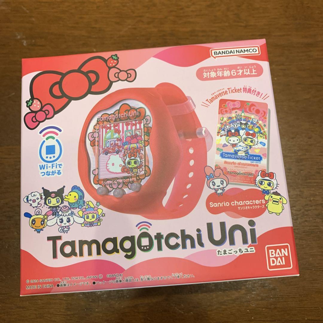 未開封品　たまごっちuni たまバースチケット付 たまごっちuni ピンク(新品未開封) 初回限定特典、たまバース