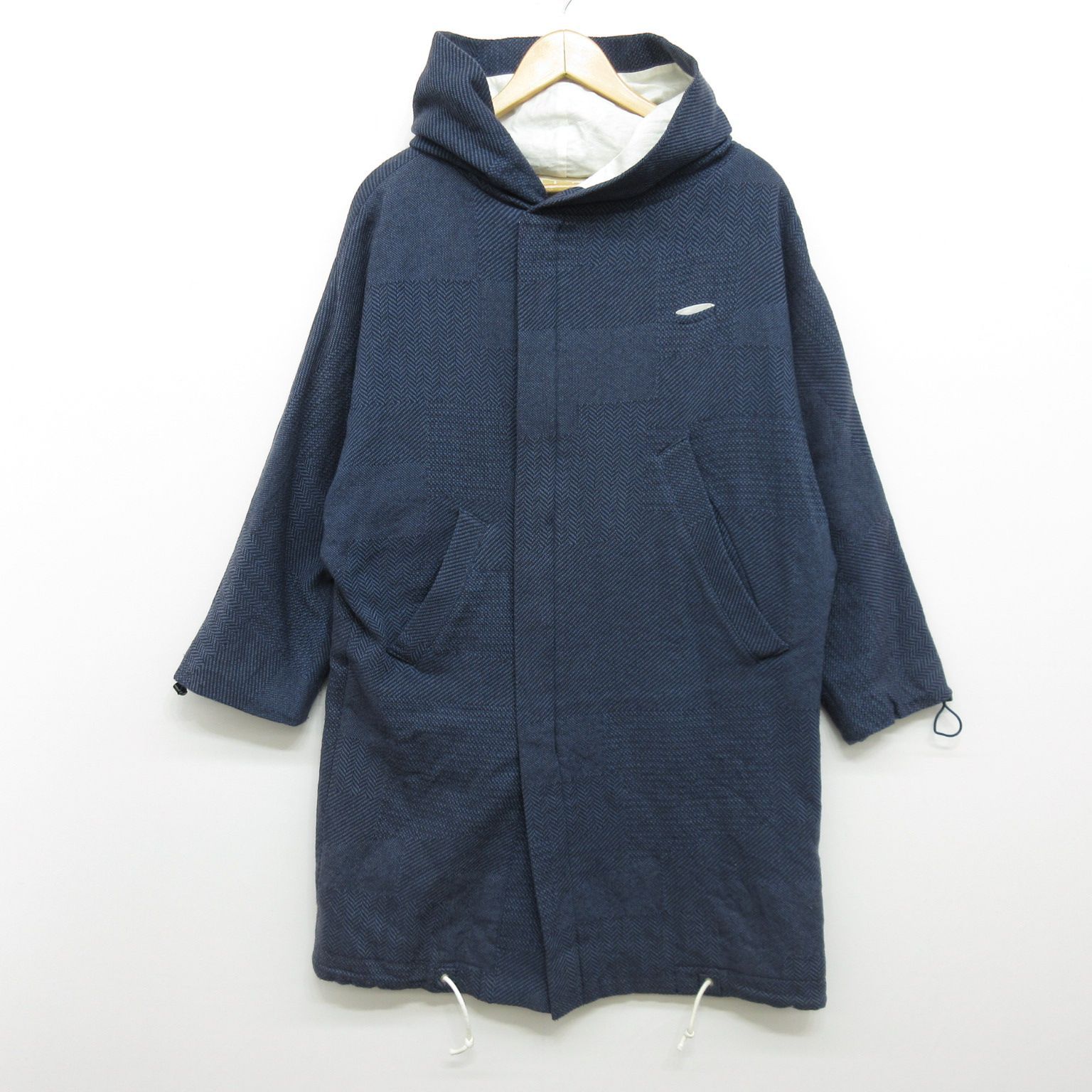 Dulcamara ヘリンボーンフードCT コート fit=scale-down,w=1200