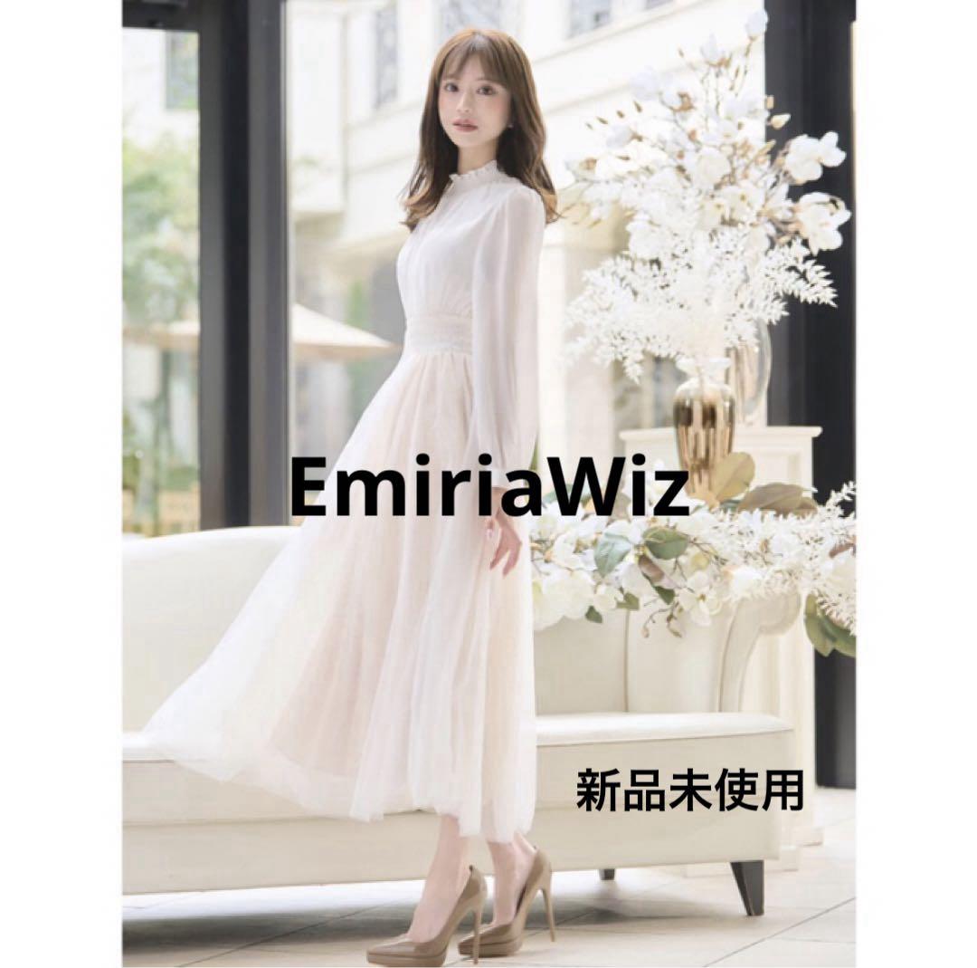 未使用タグ付】EmiriaWiz チュール切り替えシフォンロング