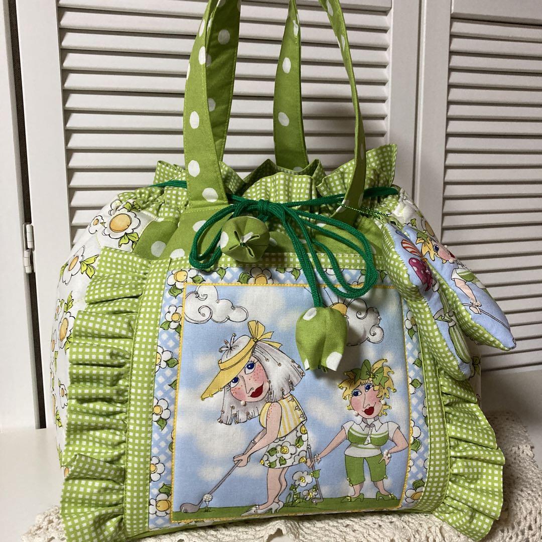 専用★ロラライハリス♡ぷっくり巾着バッグ＆ぺたんこ巾着バッグ ☆専用☆ロラライハリス♡ぷっくり巾着バッグbig &マスコット