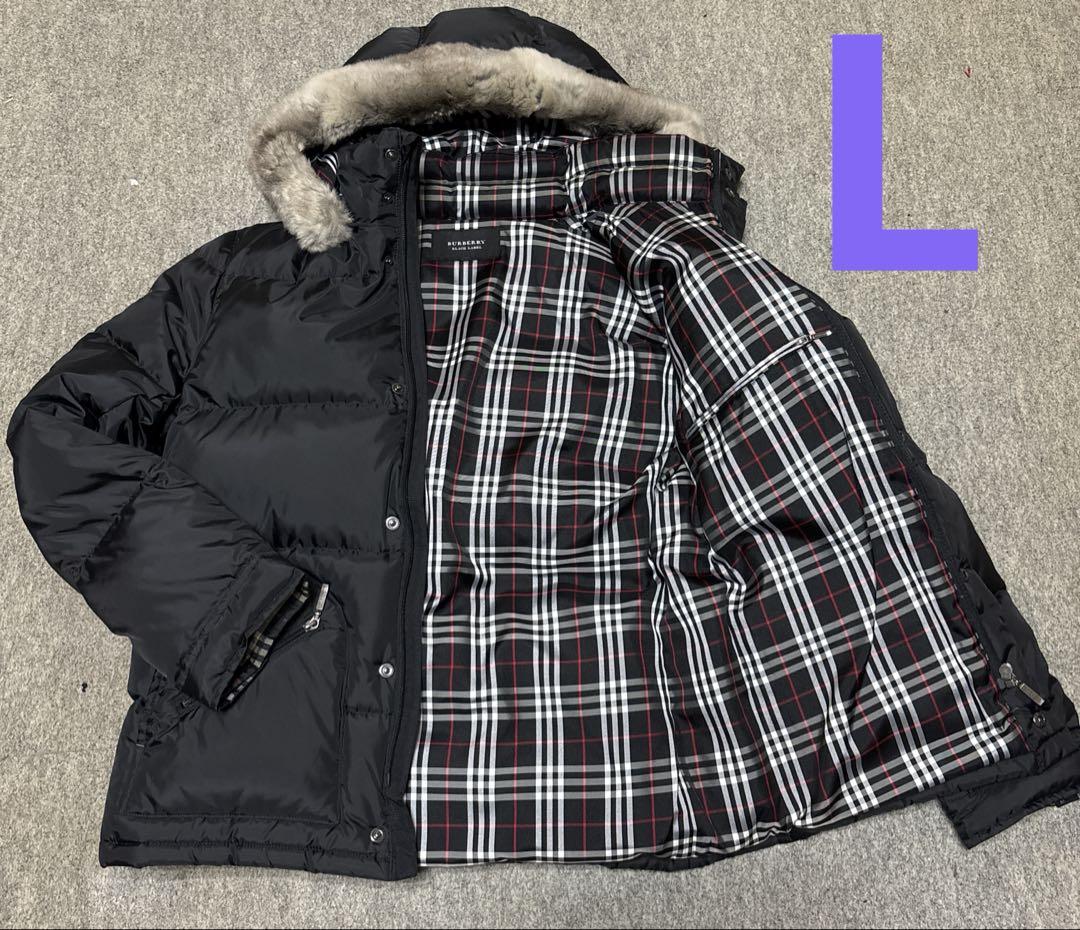 BLACK LABEL BURBERRY ダウンジャケット LL BURBERRY BLACK LABEL - LL バーバリーブラックレーベル 高機能