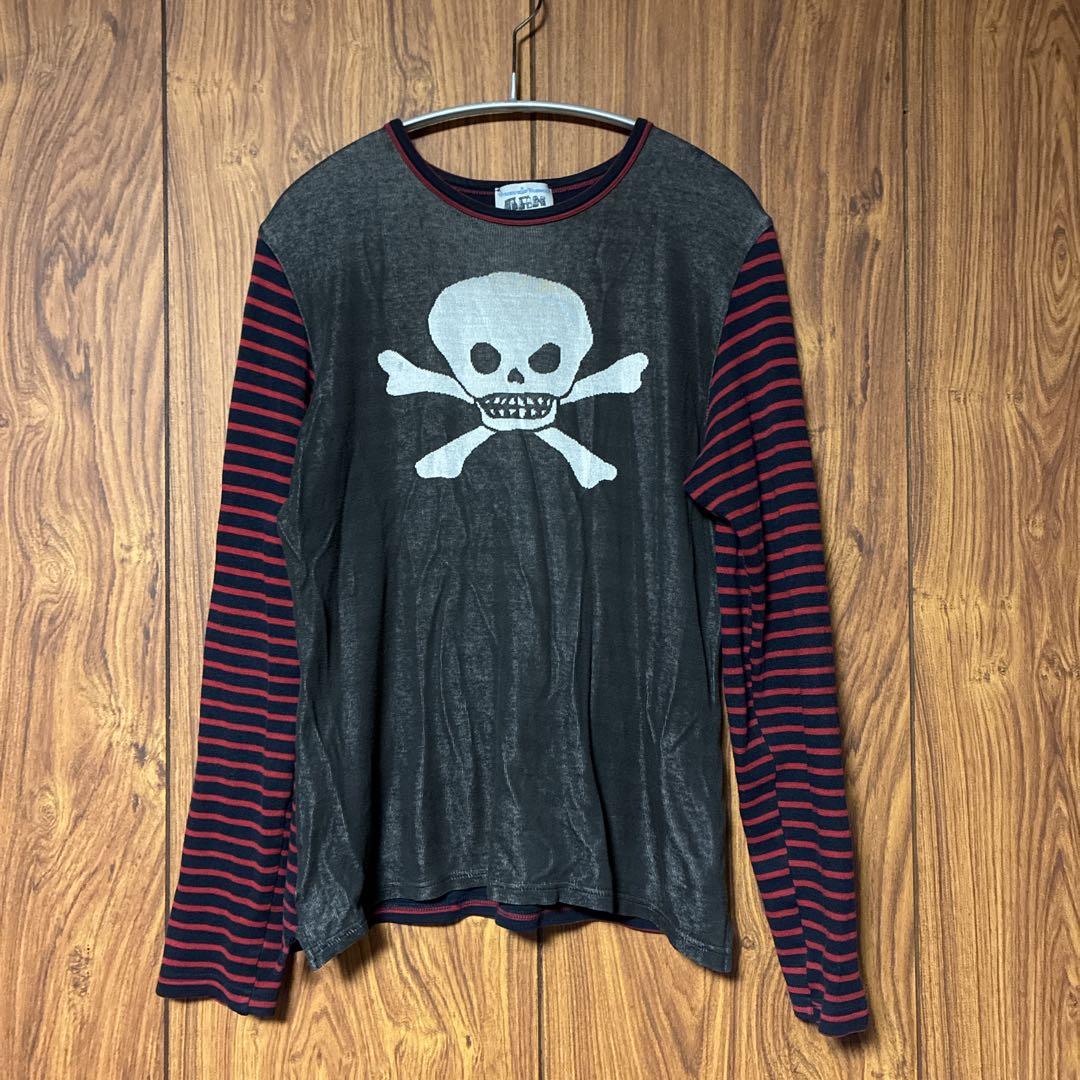 【本日限定値下げ】ヴィヴィアンウエストウッド　LS ドクロ　スカル　長袖Tシャツ 本日限定値下げ】ヴィヴィアンウエストウッド LS ドクロ スカル