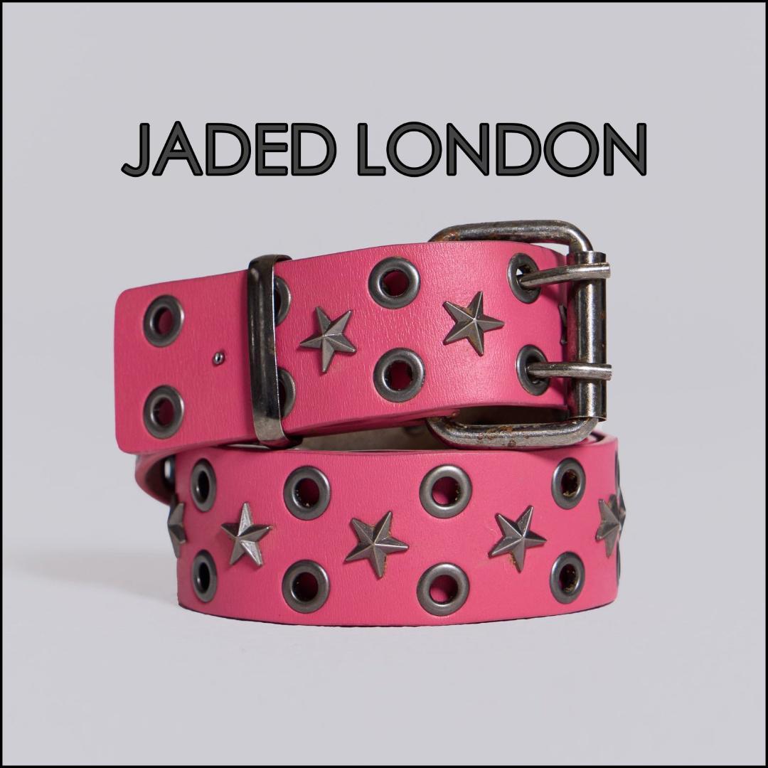 ◇新品◇JADED LONDON ピンクスタッズベルト （Jaded London