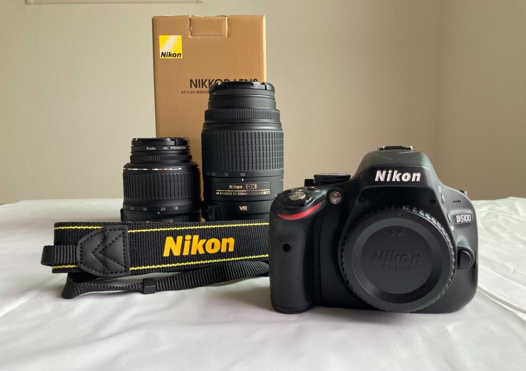 レンズ2本】Nikon D5100 ニコン デジタル一眼レフカメラ 入門