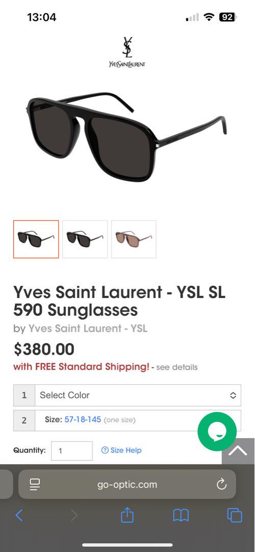 SAINT LAURENT【サンローラン】サングラス SLM24K-005 Amazon.com: SAINT LAURENT SL M24/K Black One Size : Clothing