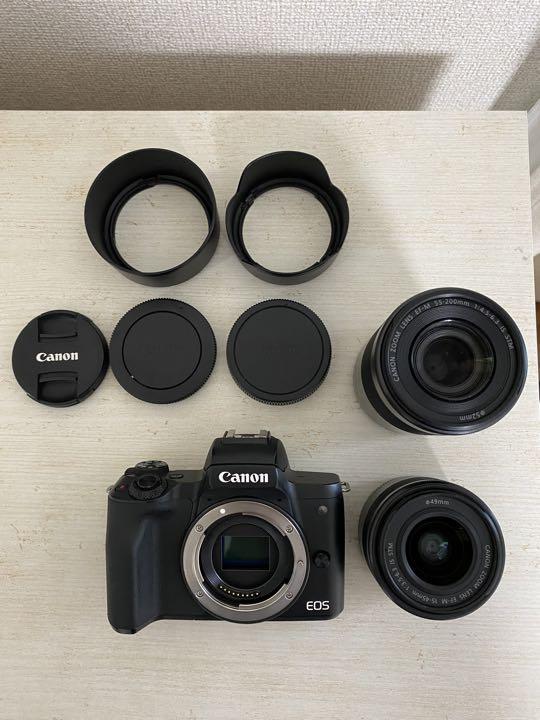 Canon EOS Kiss M ダブルレンズセット　ミラーレス Amazon | Canon ミラーレス一眼カメラ EOS Kiss M ダブルズーム