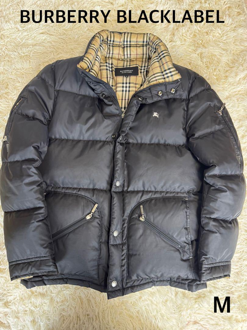 BERBERRY BLACK LABEL ノバチェック　ダウンジャケット 美品 BURBERRY BLACK LABEL ダウンジャケット ノバチェック